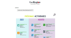 Desktop Screenshot of masdeporte.laregion.es